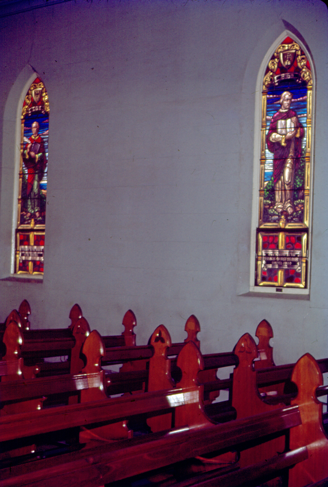 Interior of Ipswich Central Mission - Wesleyan Chapel, Ellenborough Street, Ipswich, c.1970