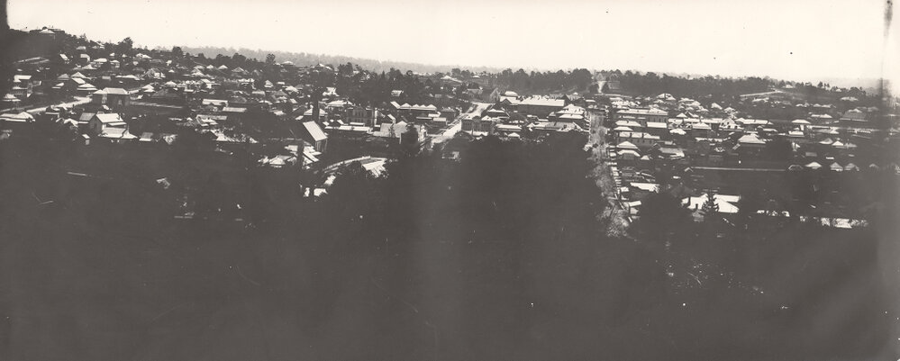 View of Ipswich, looking west from Limestone Hill, Ipswich, 1899