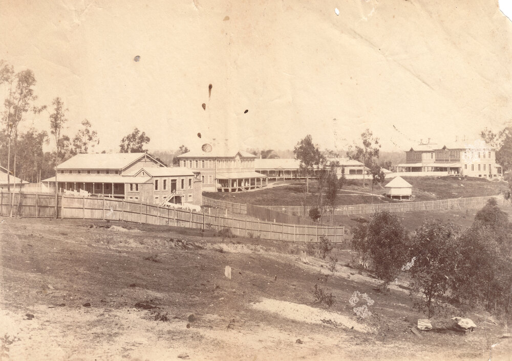Thought to be Goodna Asylum, Ipswich, 1907