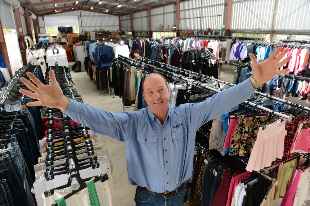 Lifeline Ipswich and West Moreton business manager Colin Hannigan at the new Yamanto Lifeline store, January 2013