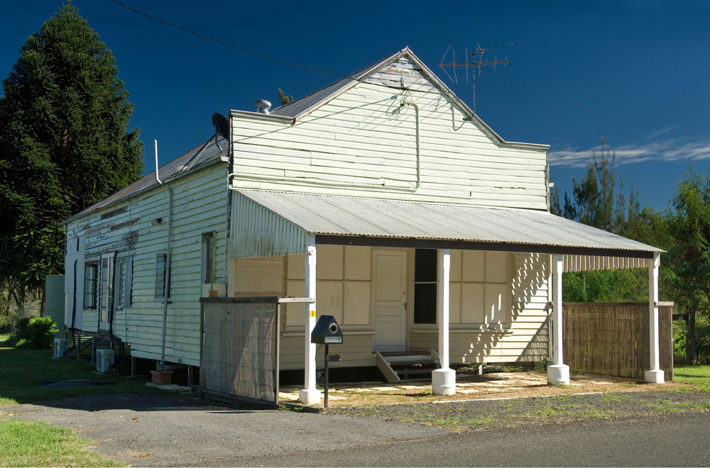 Des Jardine's old shop, Grandchester, 2009