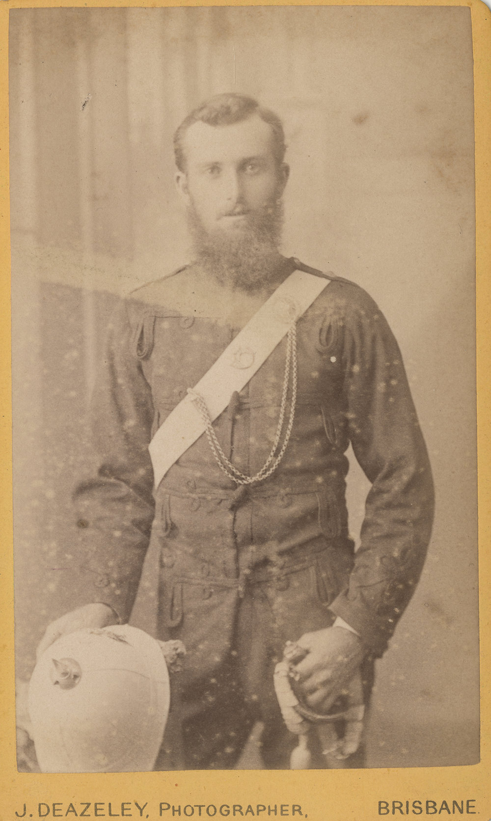Unidentified Second Lieutenant of the Moreton Regiment of the Queensland Volunteer Rifles, Brisbane, 1885-1886