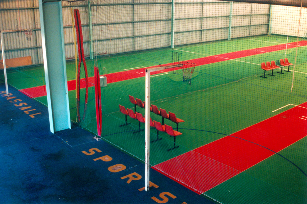 Indoor sports venue before conversion to Ipswich Baptist Church, Brassall, Ipswich, 2004
