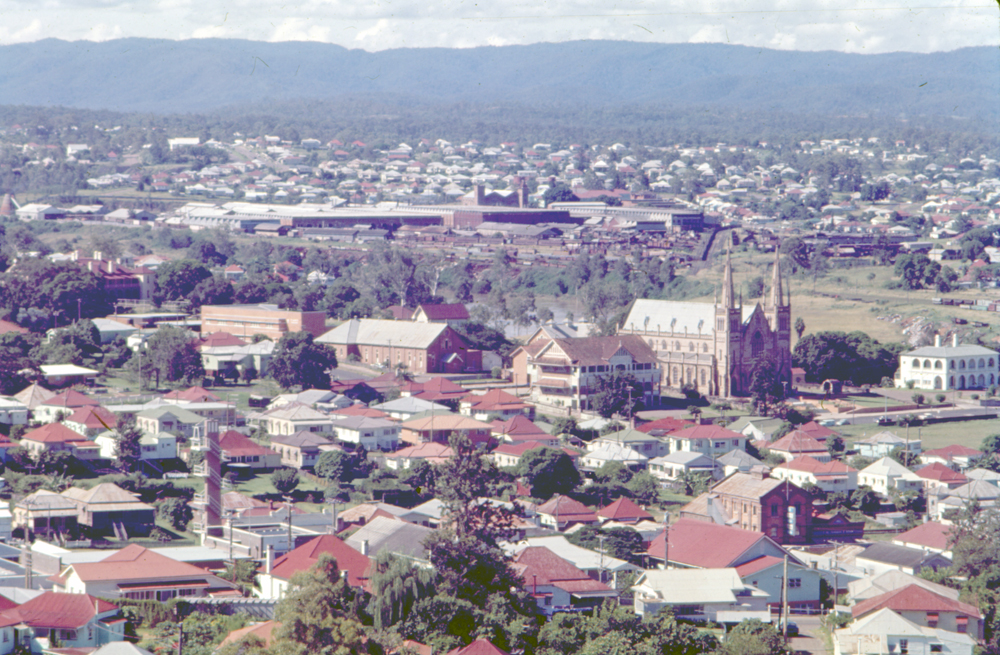 Ipswich from Denmark Hill, 1971
