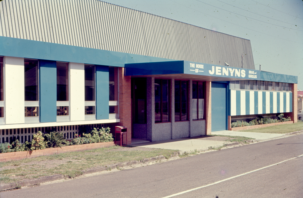 Jenyns factory, corner Brisbane and Thorn Streets, Ipswich, December 1970