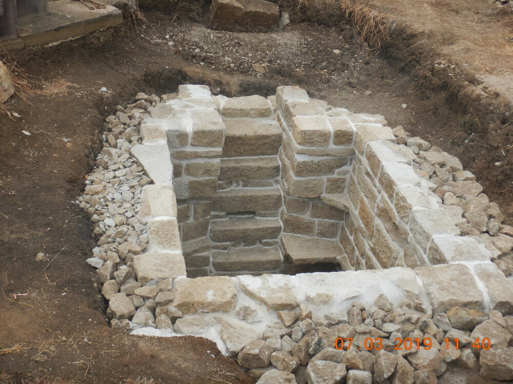Completed Repairs to Crypt for Fleming Vault, Ipswich General Cemetery, 2019 