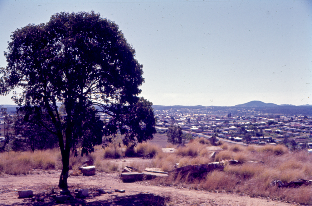 Panoramic view from site of Brynhyfryd, Blackstone, c.1971