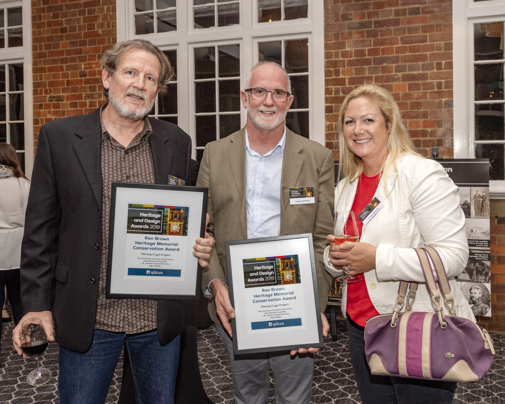 Fleming Vault Project, Ipswich Heritage Awards, 2019
