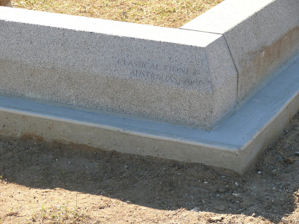 Above ground surrounds of the Fleming Vault, 15th July 2020