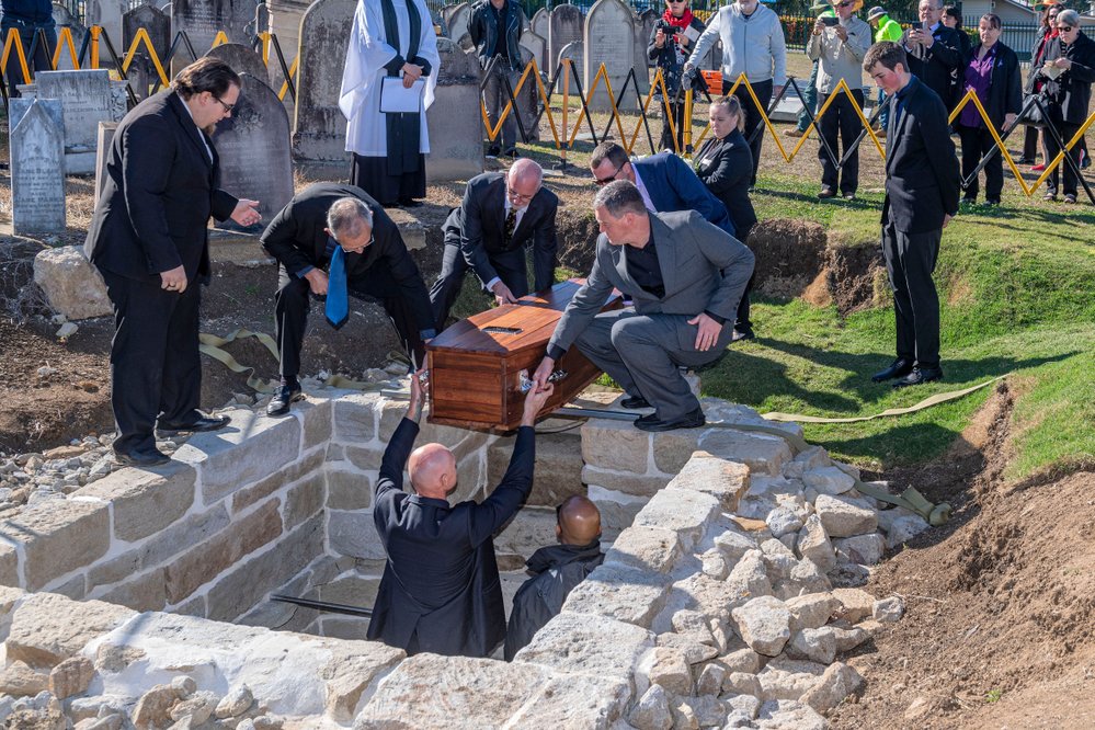 Reinterment of the Fleming family, Ipswich General Cemetery, 16th July 2019