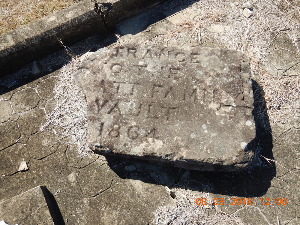 Moffatt Vault Marker Stone, Ipswich General Cemetery