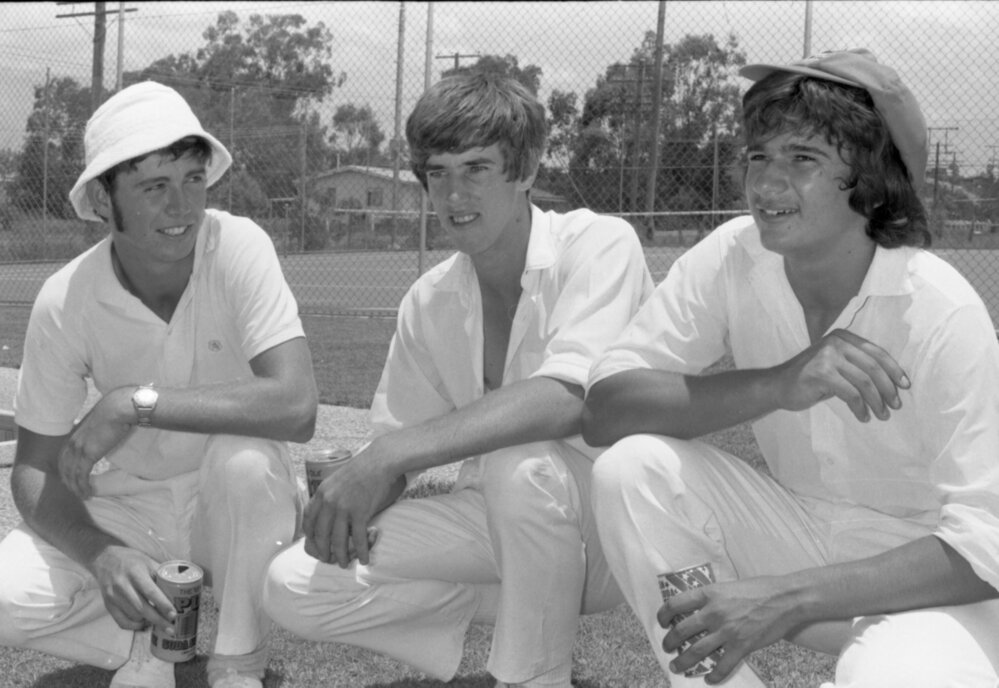 Cricketers, Ipswich, Queensland, January 1978