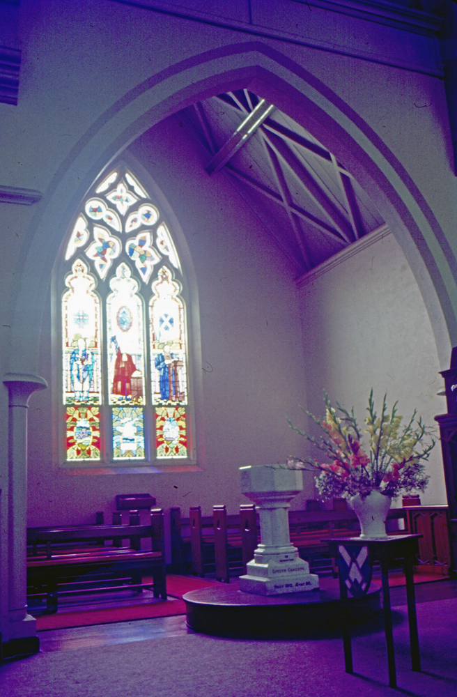 Stain Glass Window, thought to be in St Paul's Church, Ipswich, 1972