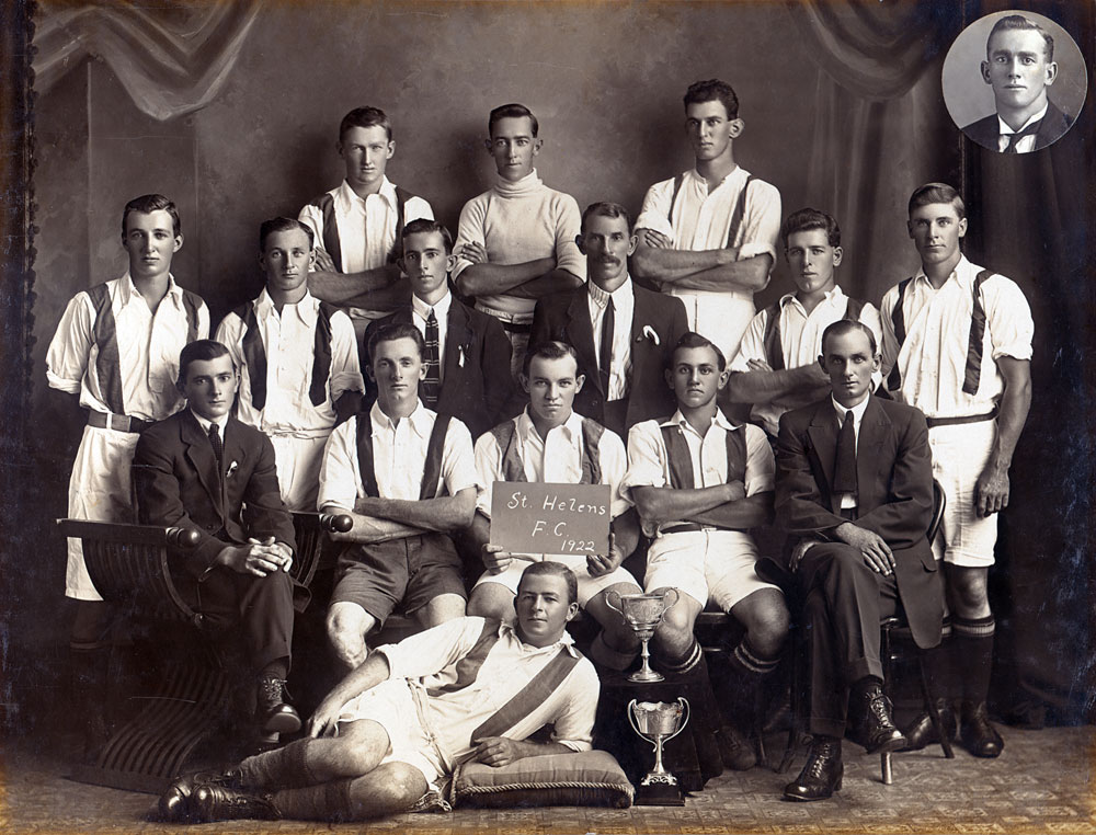 St Helens Junior Football Club, Ebbw Vale, Ipswich, 1922