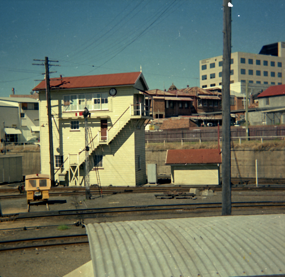 Signal box, Ipswich railway, Ipswich, c.1984
