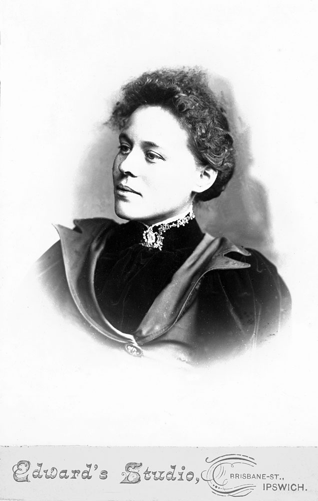 Portrait of unidentified woman, Ipswich, c.1892