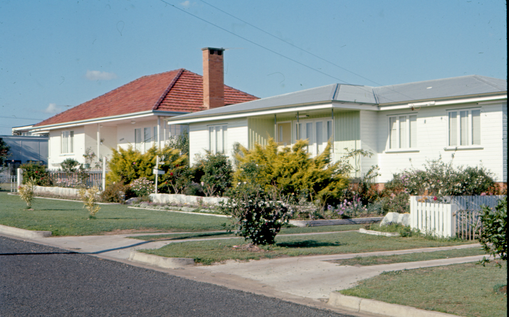 Post war houses in Ipswich, 1969