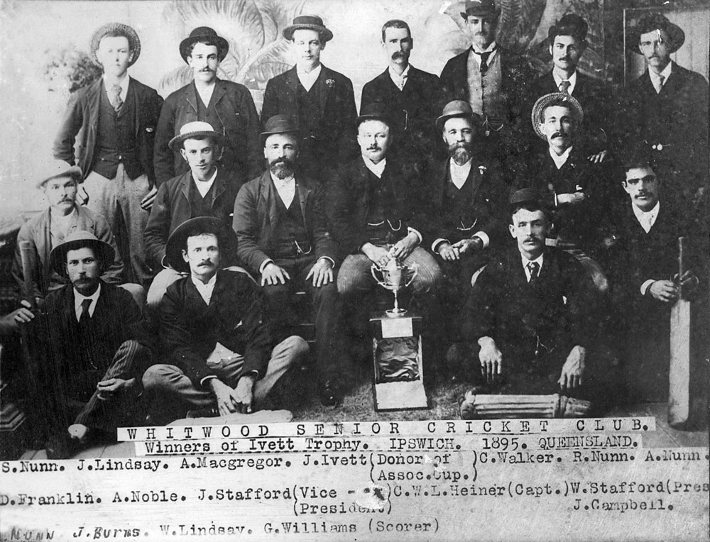 Whitwood Senior Cricket Club, Ipswich, 1895