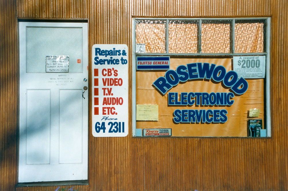 Rosewood Electrical Services, near 32 John Street, Rosewood, Ipswich, c.1991