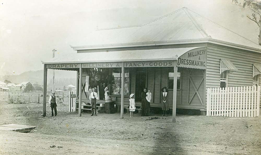 Proudlock's store, Marburg, Ipswich, 1920