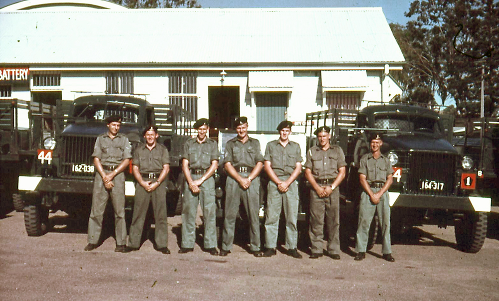 Members of the 5th Field Regiment, Ipswich, 1964