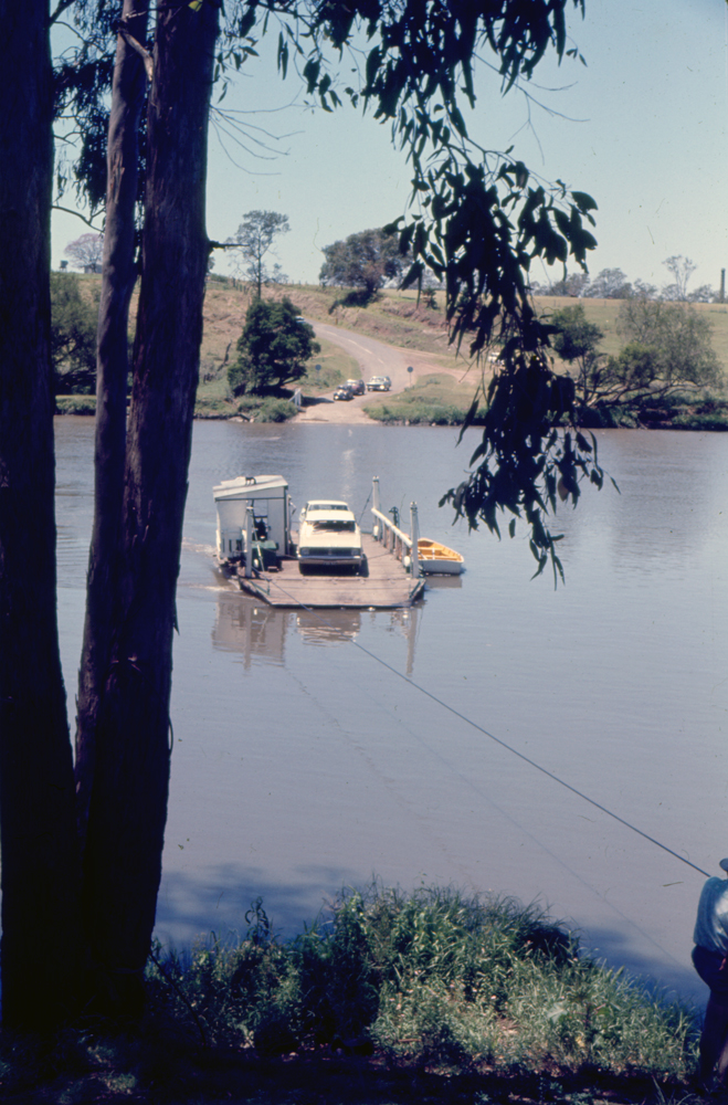 Moggill Ferry, Riverview, Ipswich, 1971
