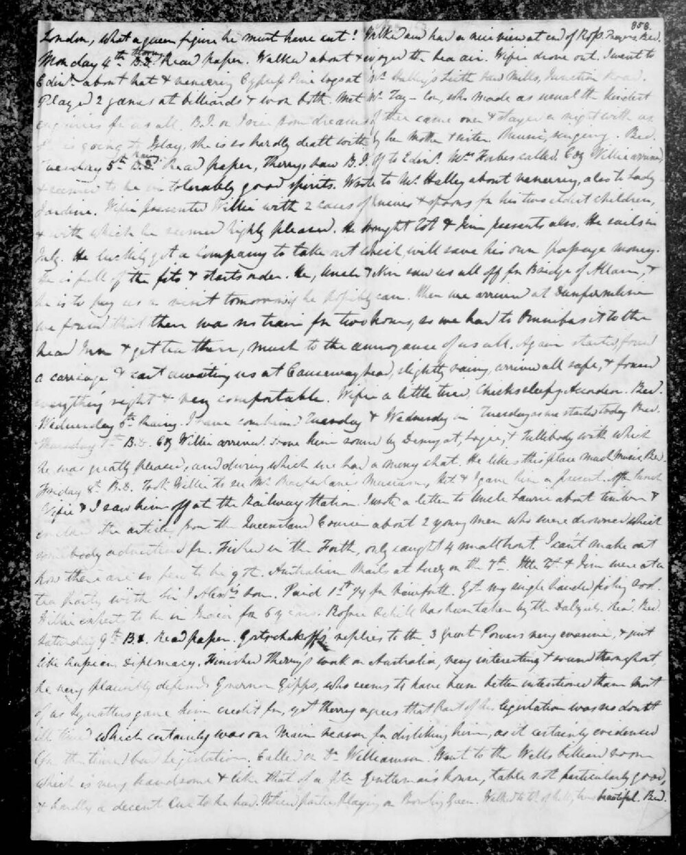 James Ivory - pdf of original diaries 4 May 1863 to 18 September 1874