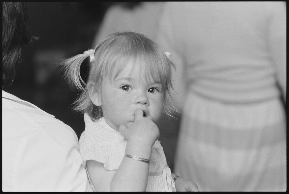 Unidentified toddler, Ipswich, July 1985