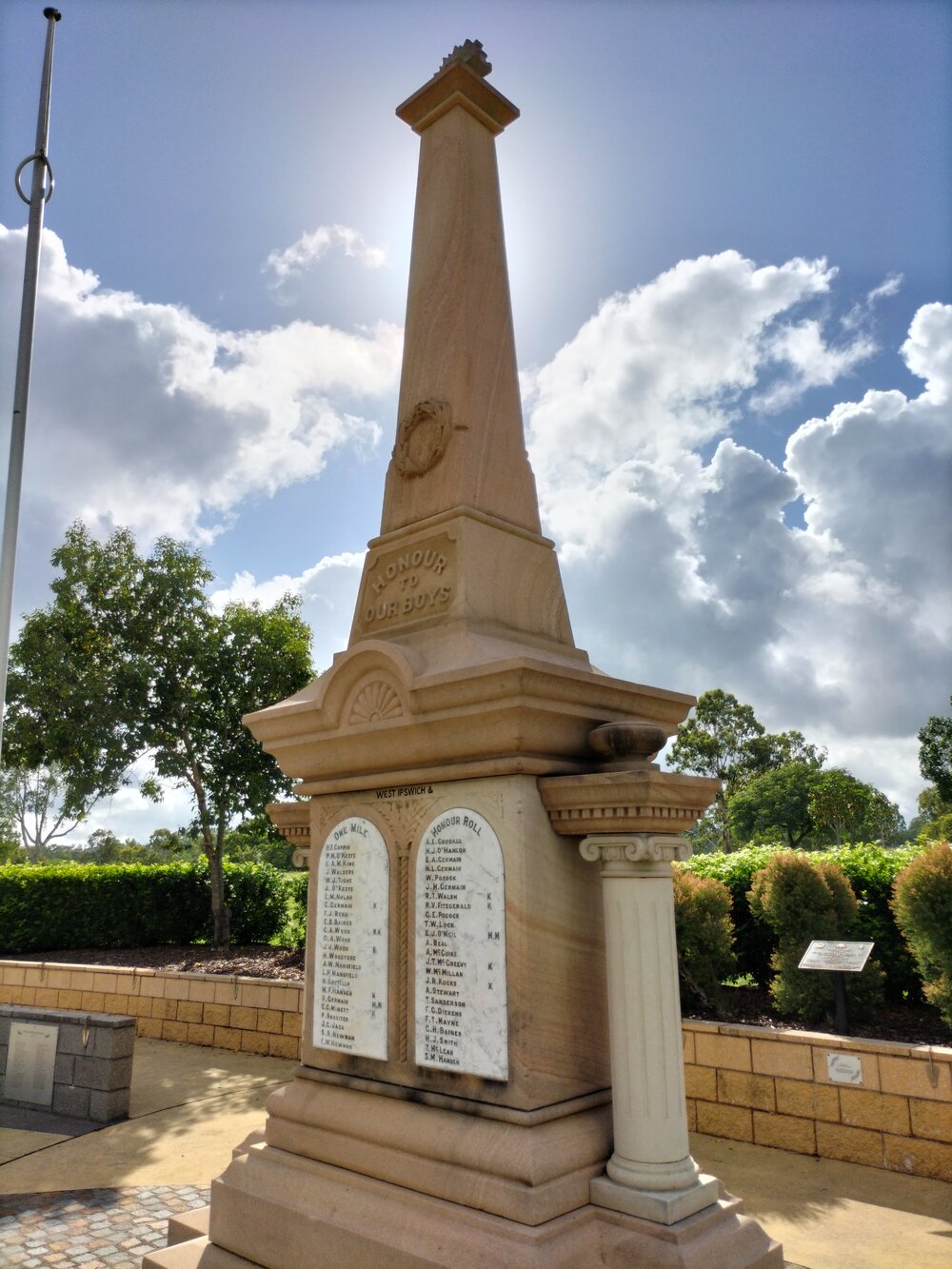 West Ipswich and One Mile War Memorial, Old Toowoomba Road, No. 1A, One Mile, Ipswich, 2024