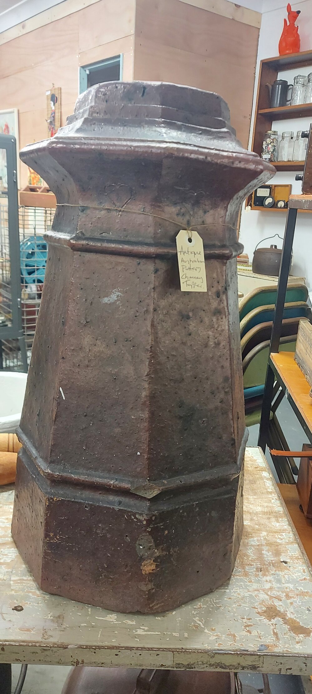 Chimney, thought to be Rylance Potteries, Oxley, 2022