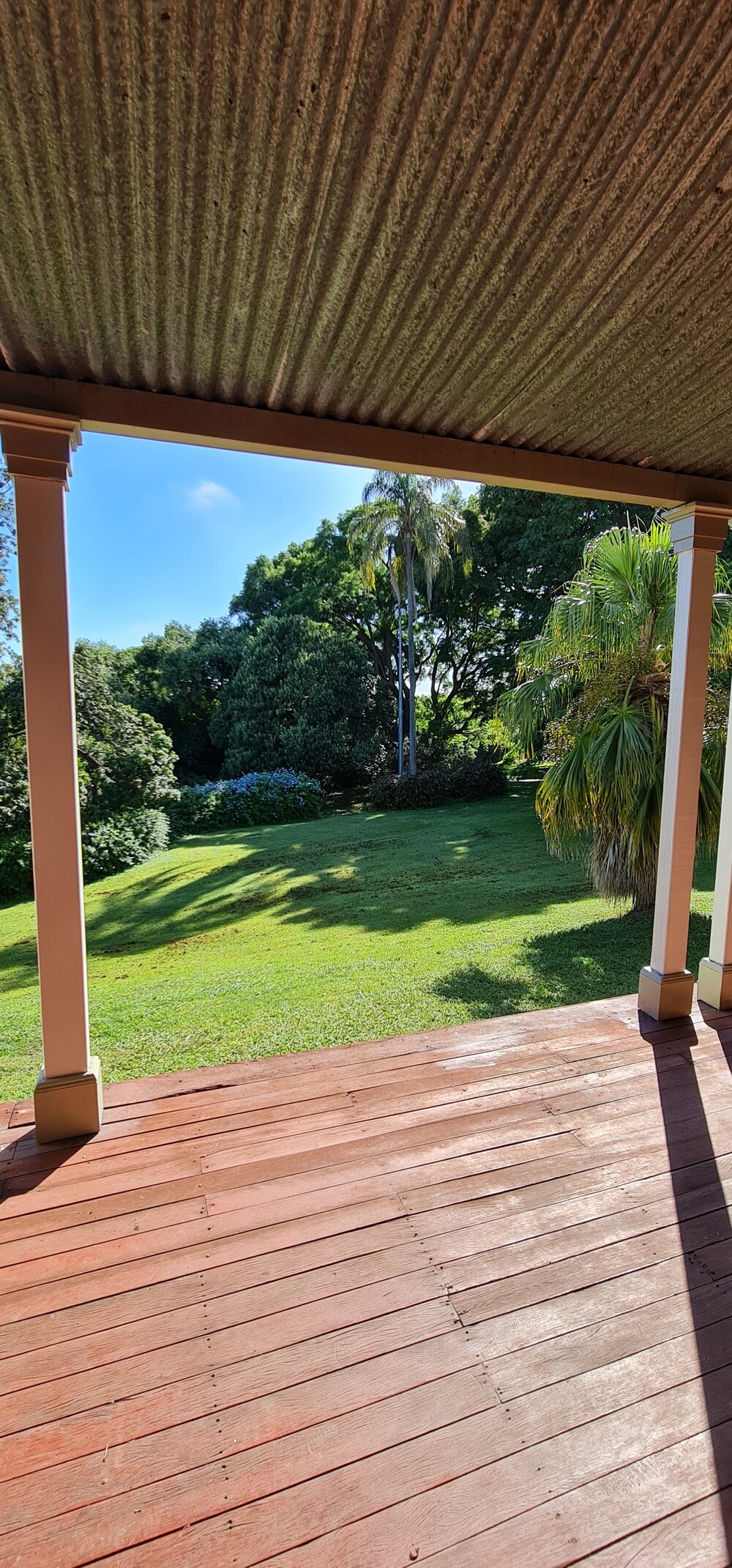 Claremont - View from the Verandah, April 2022