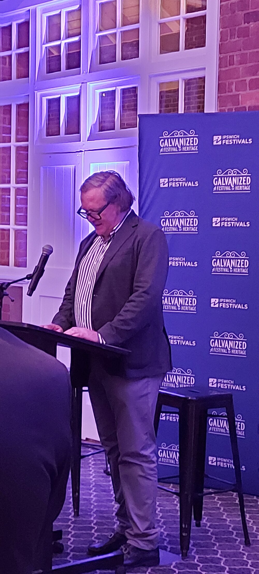 Official opening of 'Galvanized: A Festival of Heritage', held in the Lord Lamington Suite, Pump Yard, Limestone Street, Ipswich, 2022