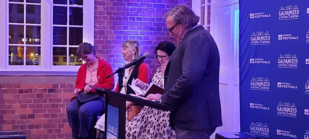 Official opening of 'Galvanized: A Festival of Heritage', held in the Lord Lamington Suite, Pump Yard, Limestone Street, Ipswich, 2022