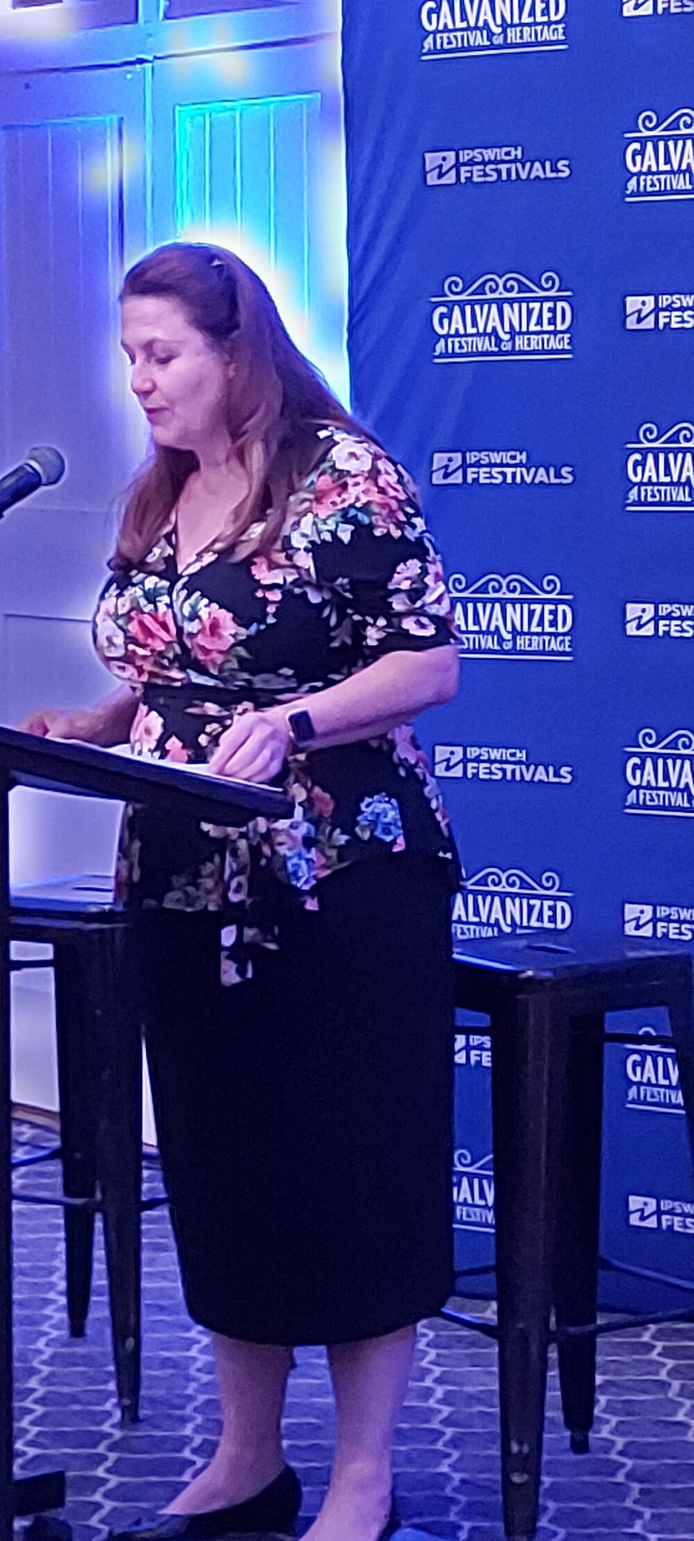 Official opening of 'Galvanized: A Festival of Heritage', held in the Lord Lamington Suite, Pump Yard, Limestone Street, Ipswich, 2022