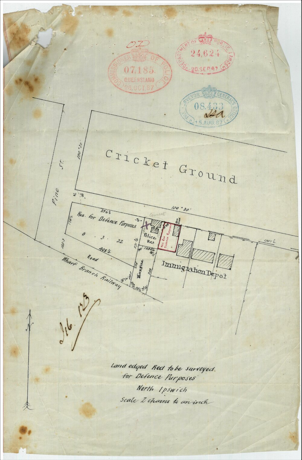 North Ipswich Police Reserve, 1887