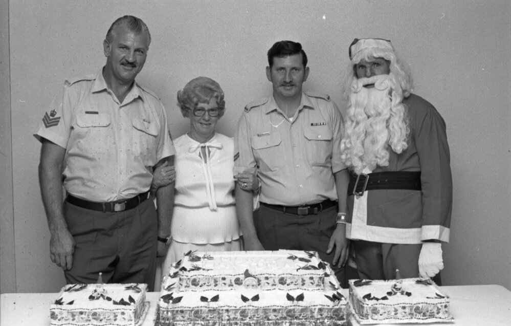 Thought to be a Christmas party for charity, Ipswich, December 1977