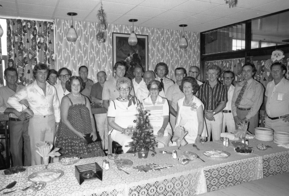 Christmas Party for the Hotels Association, Ipswich, December 1977