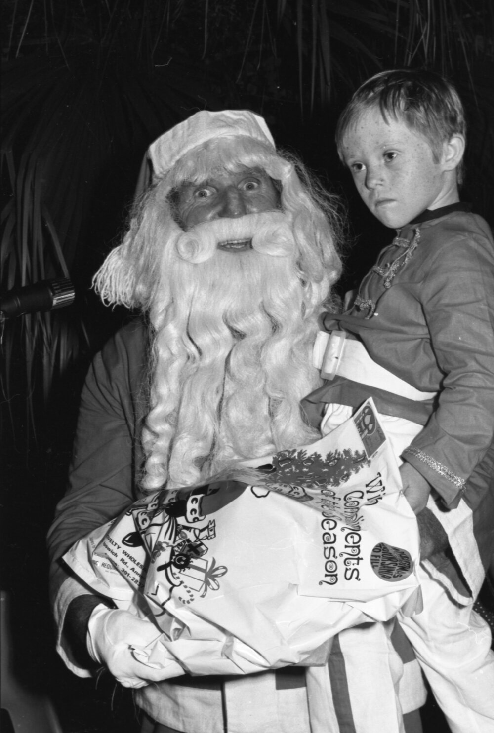 Christmas party for Claremont Special School, Ipswich, December 1977