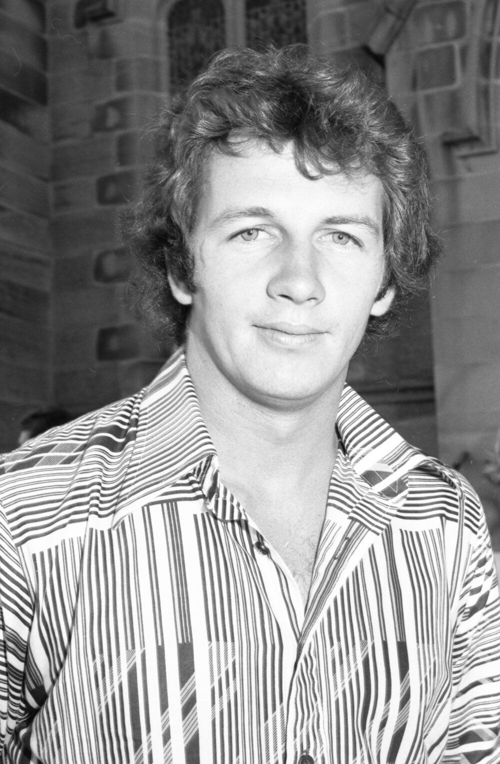 Paul McLaine at St Mary's Roman Catholic Church, Woodend, Ipswich, Queensland, January 1978