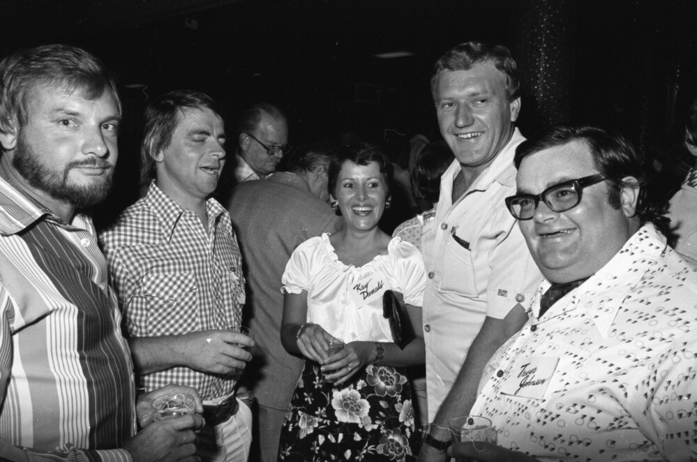 The Queensland Times Christmas party, Ipswich, December 1977