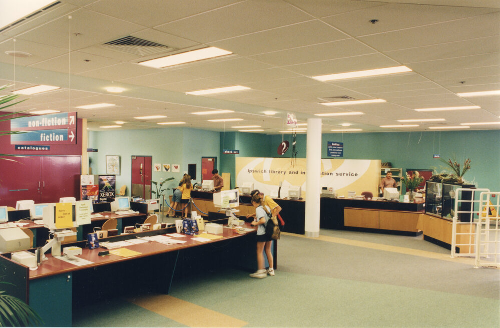 Ground Floor of Ipswich Library and Information Service, 40 South Street, Ipswich, February 1998