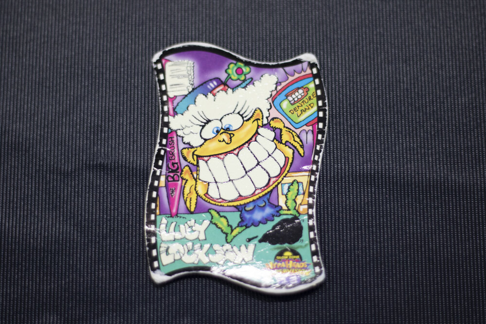 Oddbodz Hypa Heads Hypervision Glow Zone card, Ipswich, February 1998