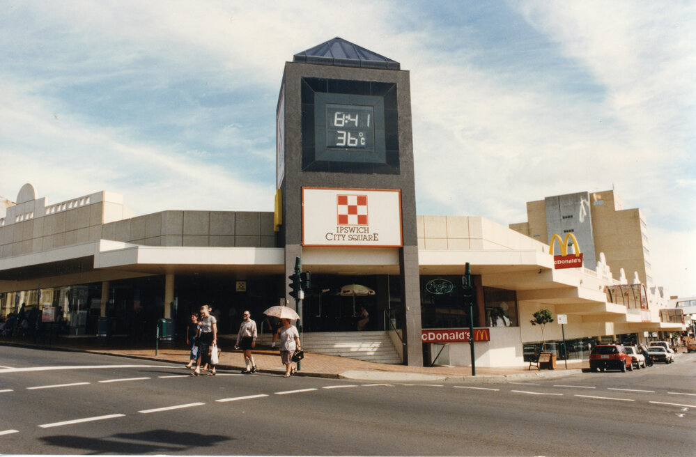 Corner of Brisbane &amp; Bell Streets, Ipswich, February 1998