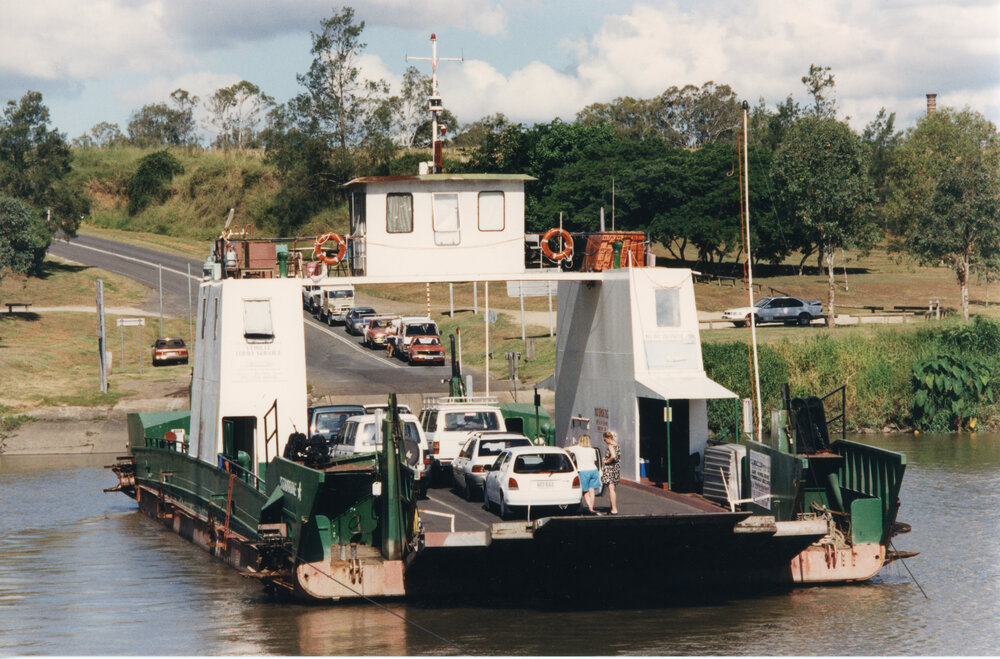 Moggill Ferry, Riverview, February 1998