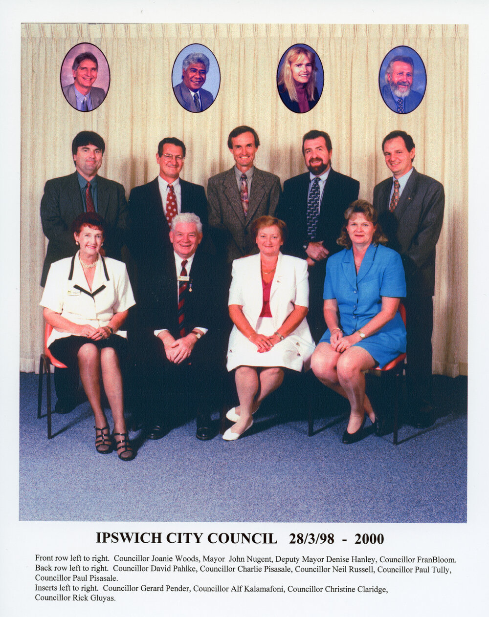 Ipswich City Council, Council Chambers, April 1998