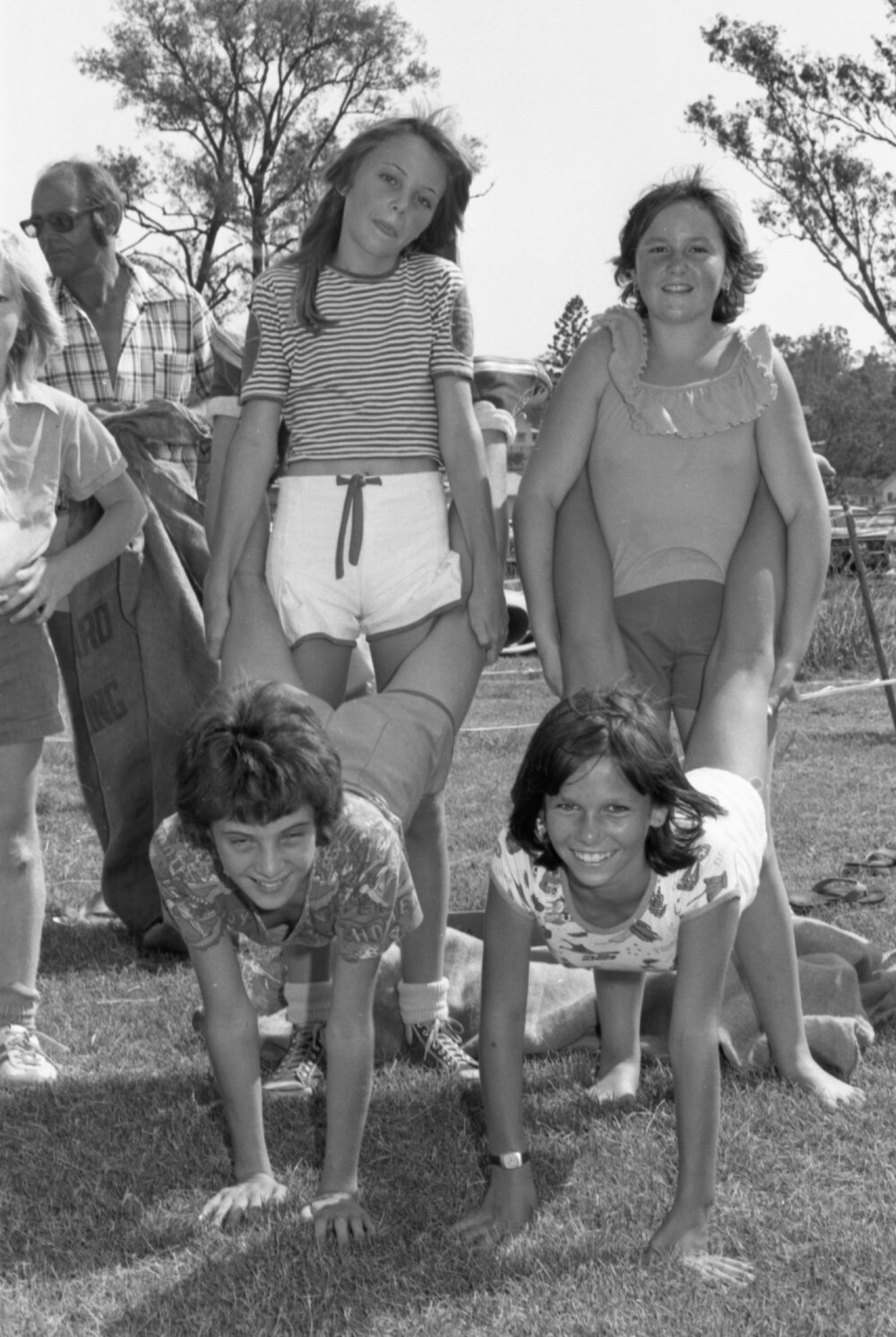 Children &amp; teenagers at a Christmas party, Ipswich, December 1977