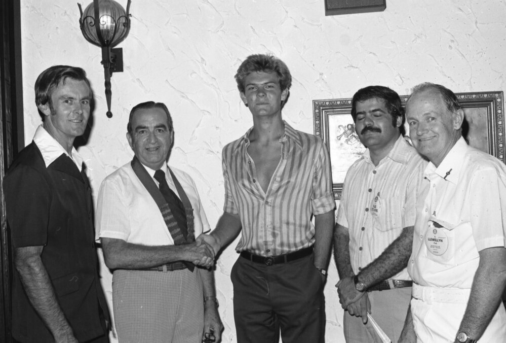 Ipswich Rotary Club meeting at Bodega Restaurant, Newtown, Ipswich, January 1978