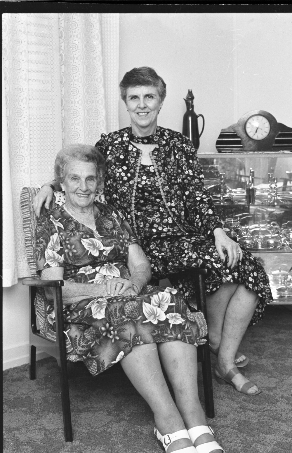 Two American women visitors, Ipswich, Queensland, January 1978
