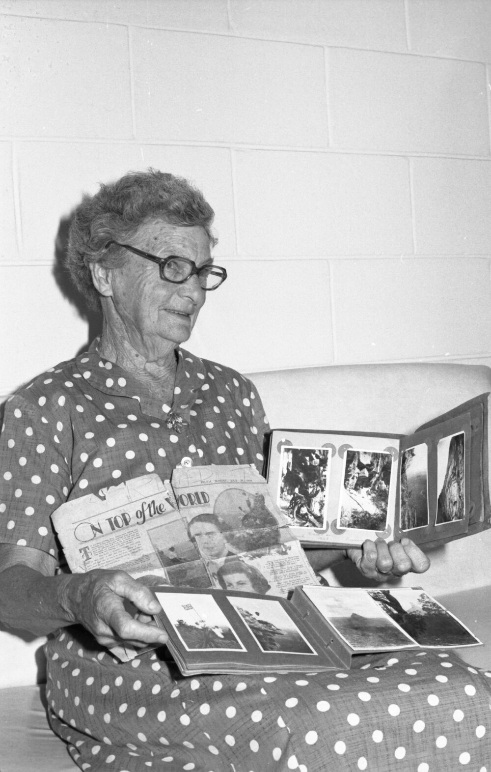 Olga Baines (nee Parkinson), Ipswich, November 1977