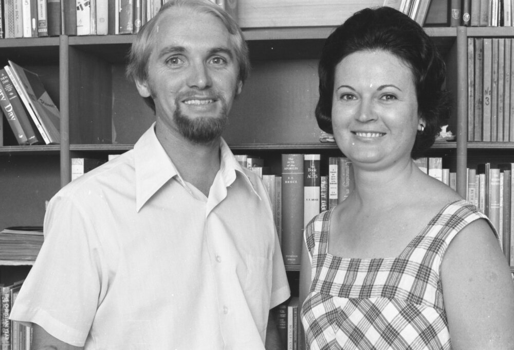 Reverend Maas and Mrs Maas, Ipswich, Queensland, February 1978